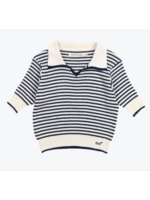 The New Society TNS Polo Azalea Knit Stripes
