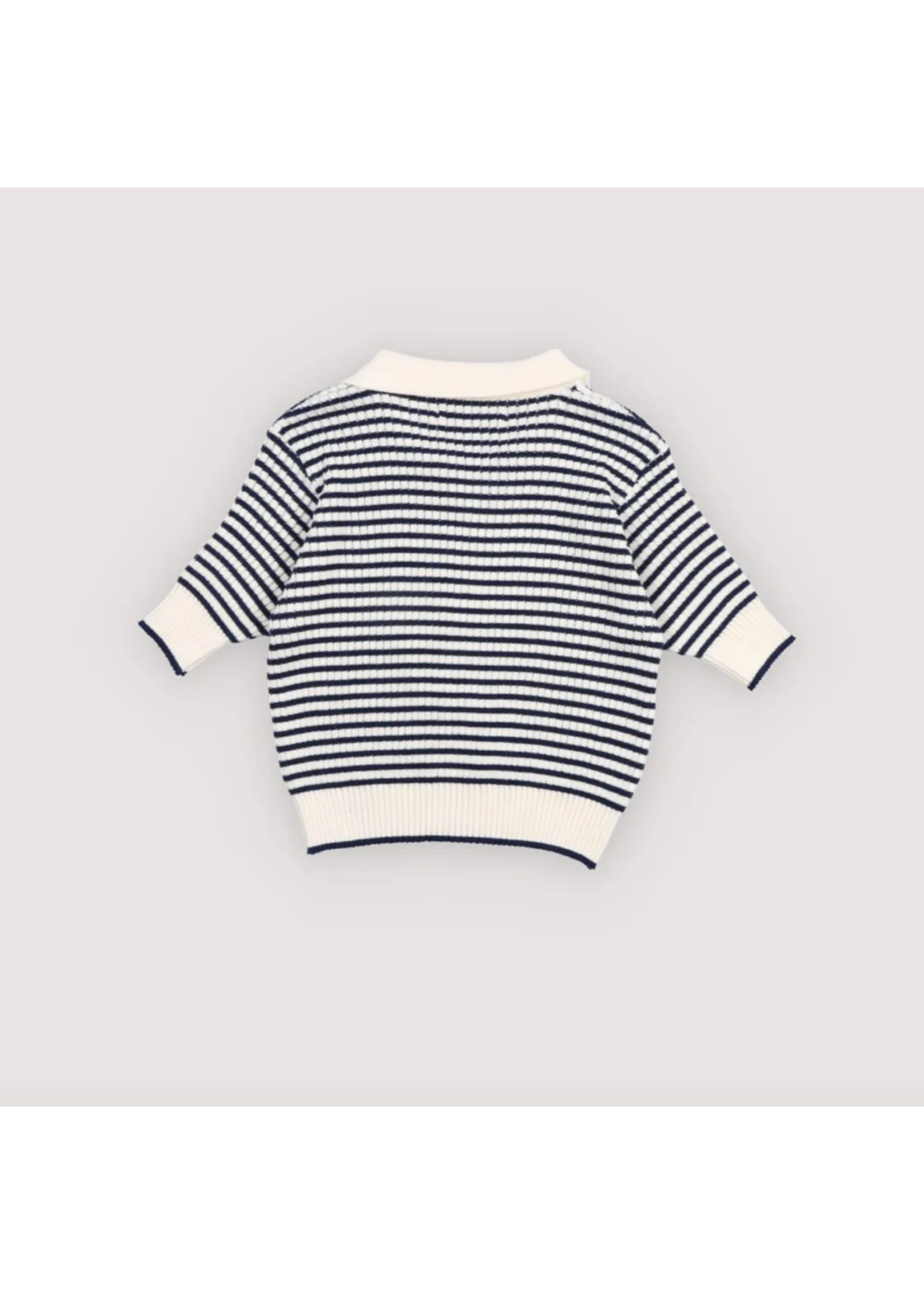 The New Society TNS Polo Azalea Knit Stripes