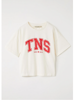 The New Society TNS Cropped Teen T-Shirt Tansy Ecru