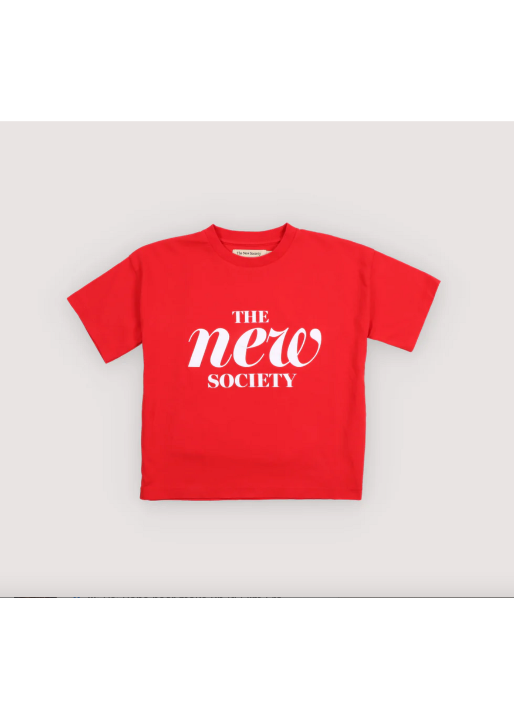 The New Society TNS T-Shirt Maca Tulip Red