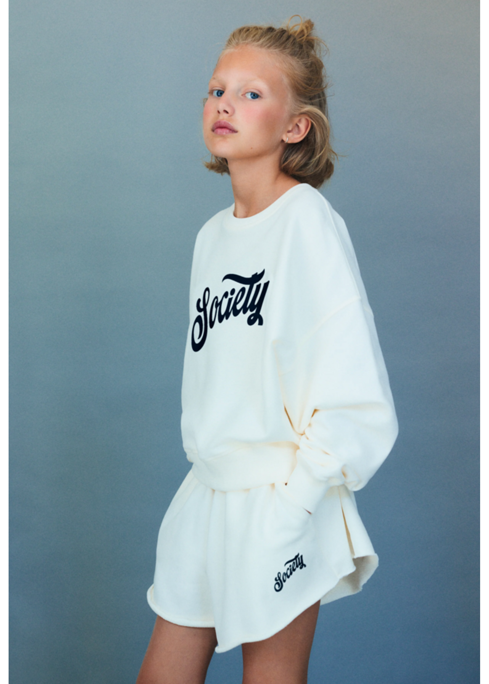 The New Society TNS Teen Shorts Mazus Ecru