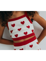 The New Society TNS Top Jacquard Hearts