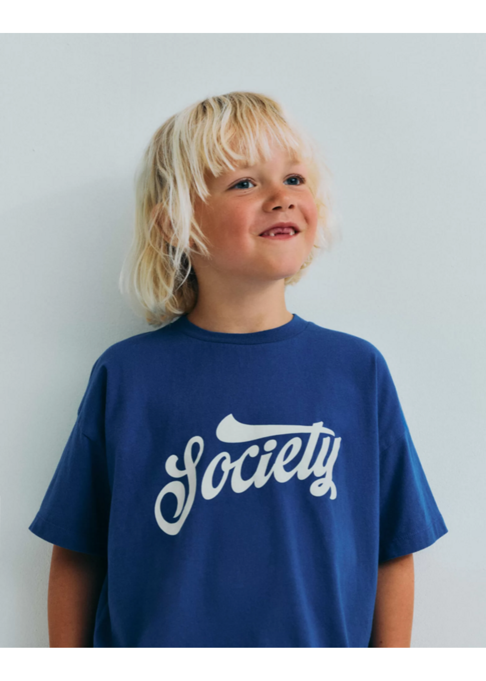 The New Society TNS T-Shirt Tilo Deep Sea Blue