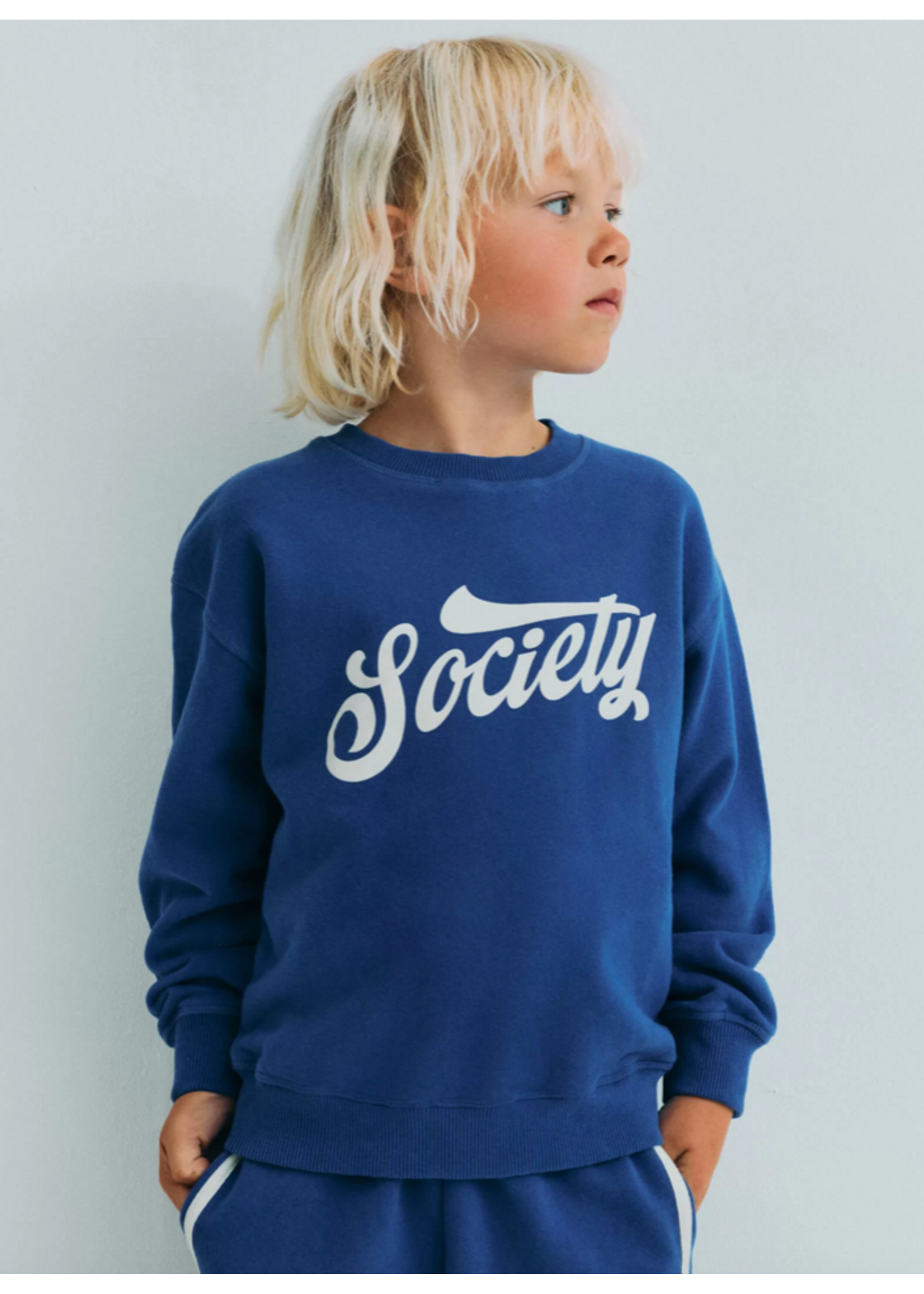 The New Society TNS Sweater Tilo Deep Sea Blue