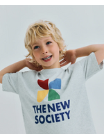 The New Society TNS T-Shirt Logo Light Grey