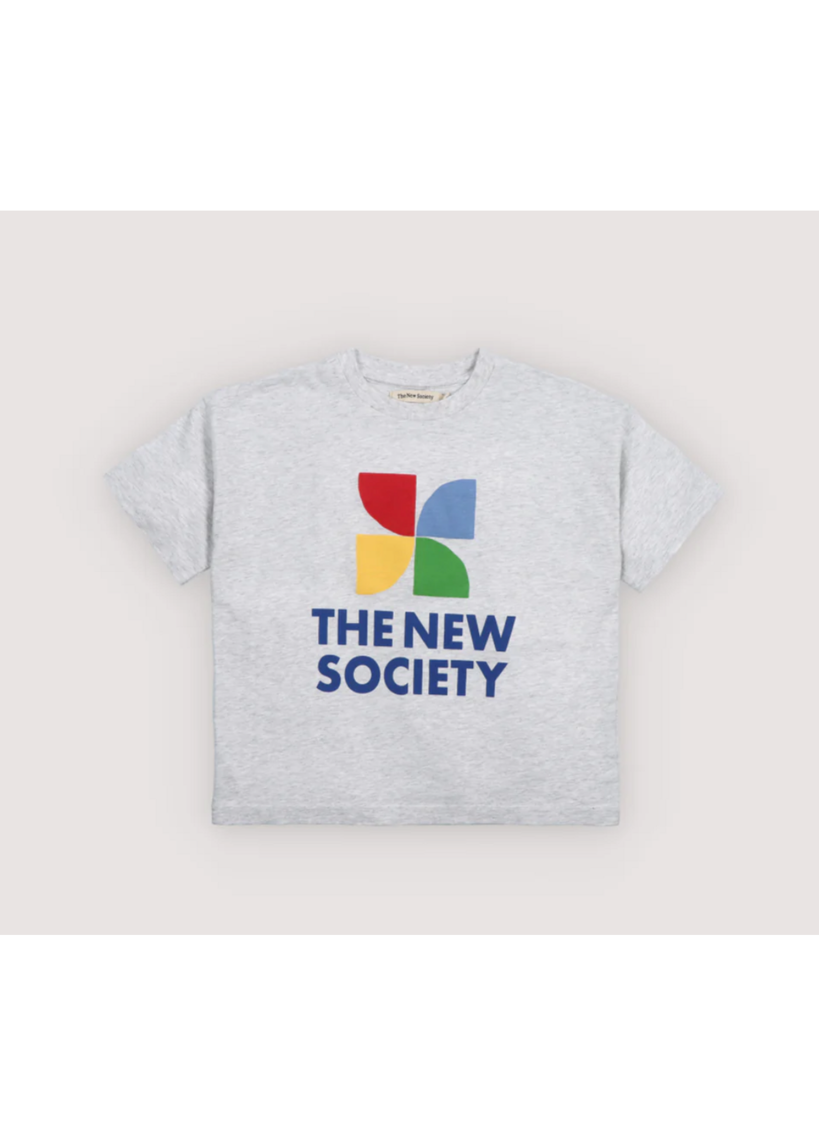 The New Society TNS T-Shirt Logo Light Grey