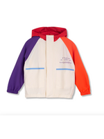 Wynken Wynken Wind Jacket Loco Ecru/Violet/Tangerine