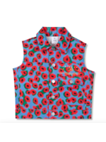 Wynken Wynken Vest Bacia Denim Floral