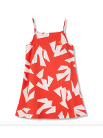 Wynken Wynken Dress Kite Red Birds