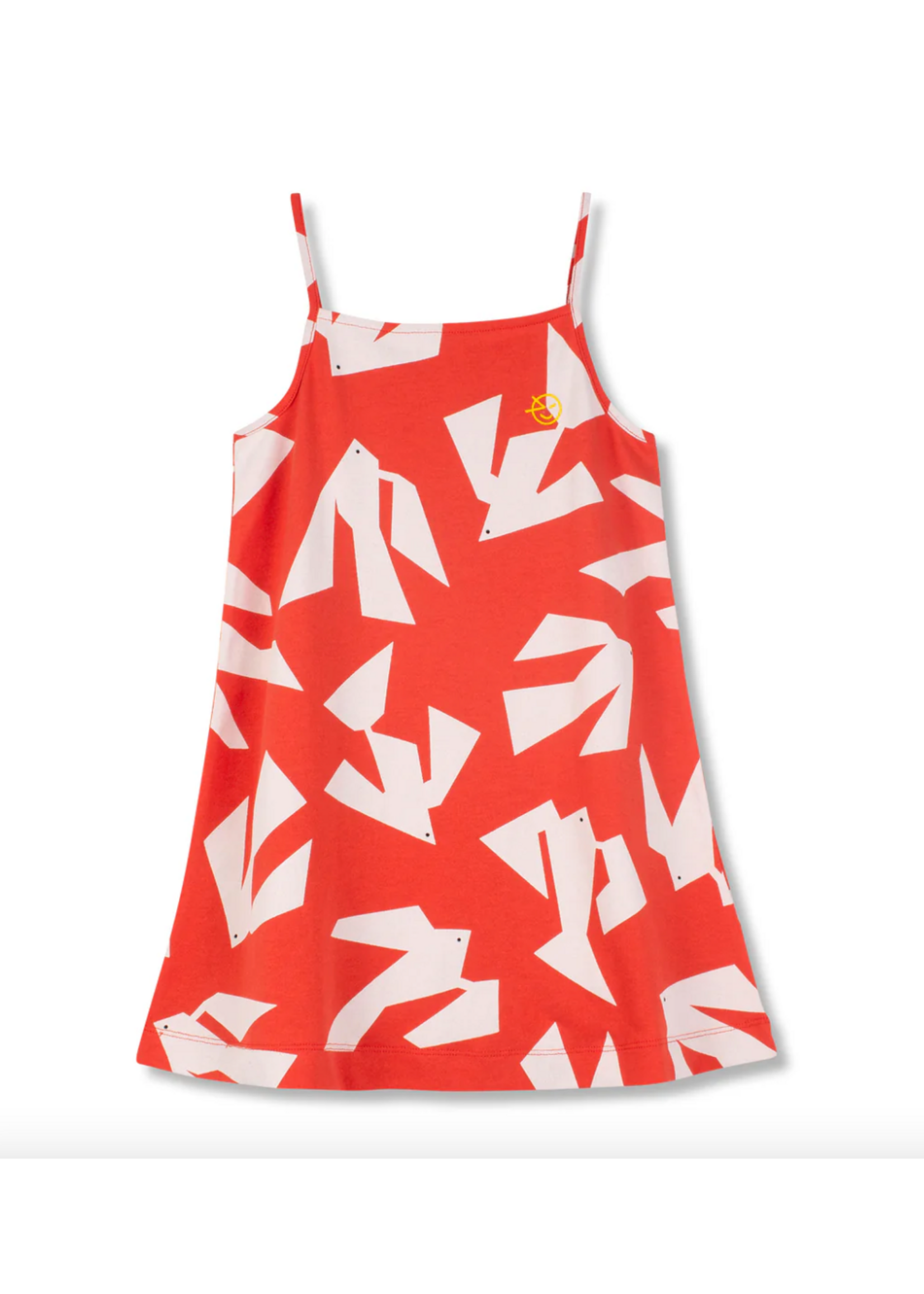 Wynken Wynken Dress Kite Red Birds