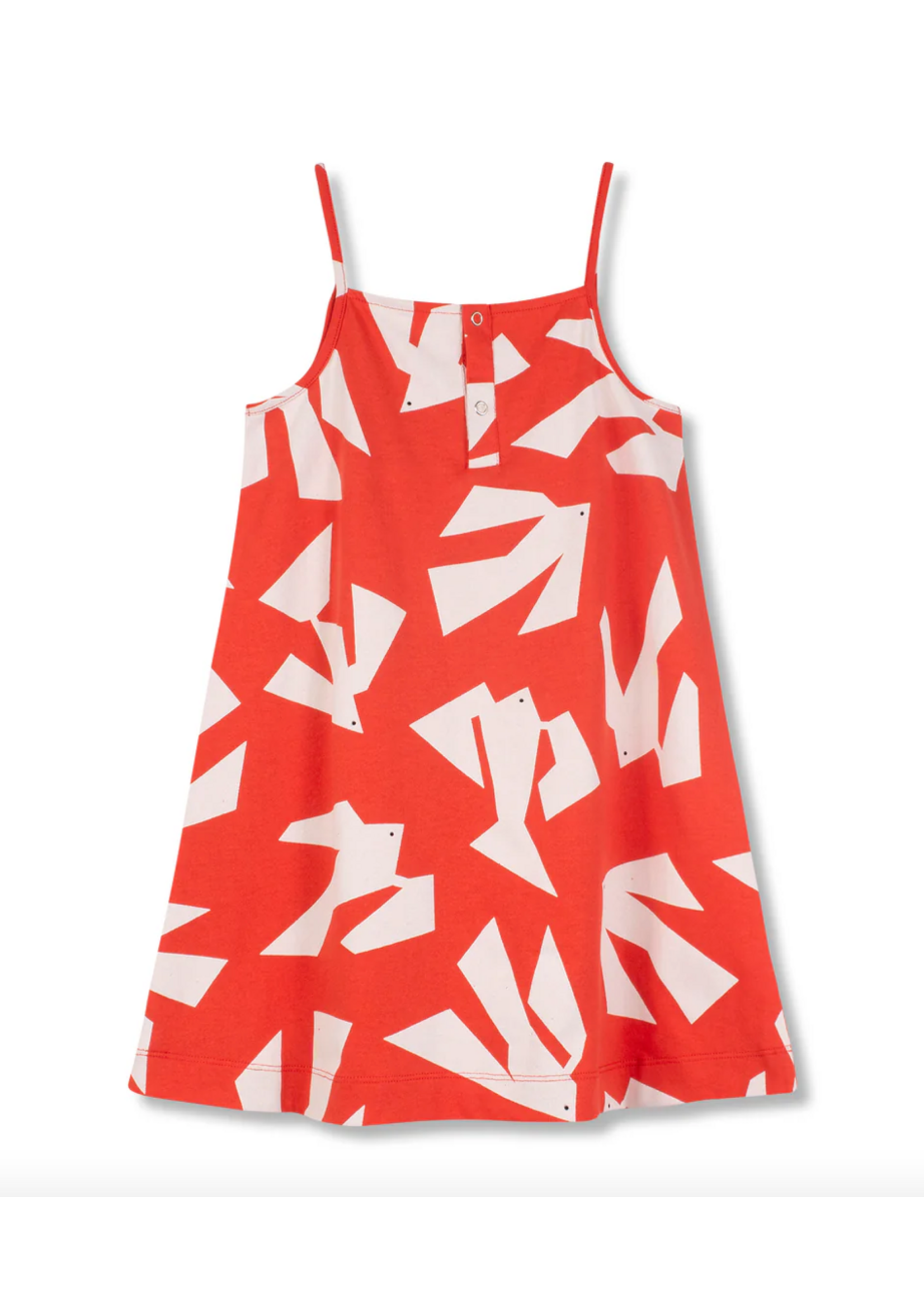 Wynken Wynken Dress Kite Red Birds