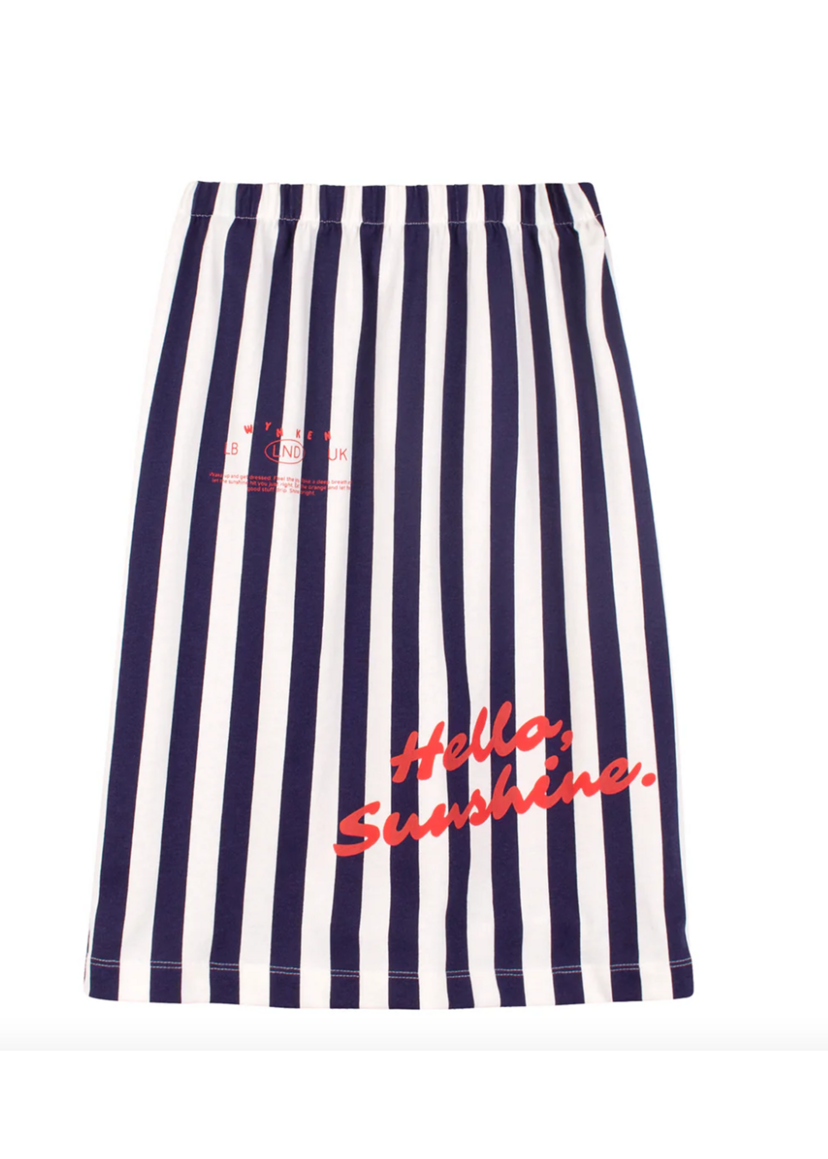 Wynken Wynken Skirt Mid Deck Navy Stripe