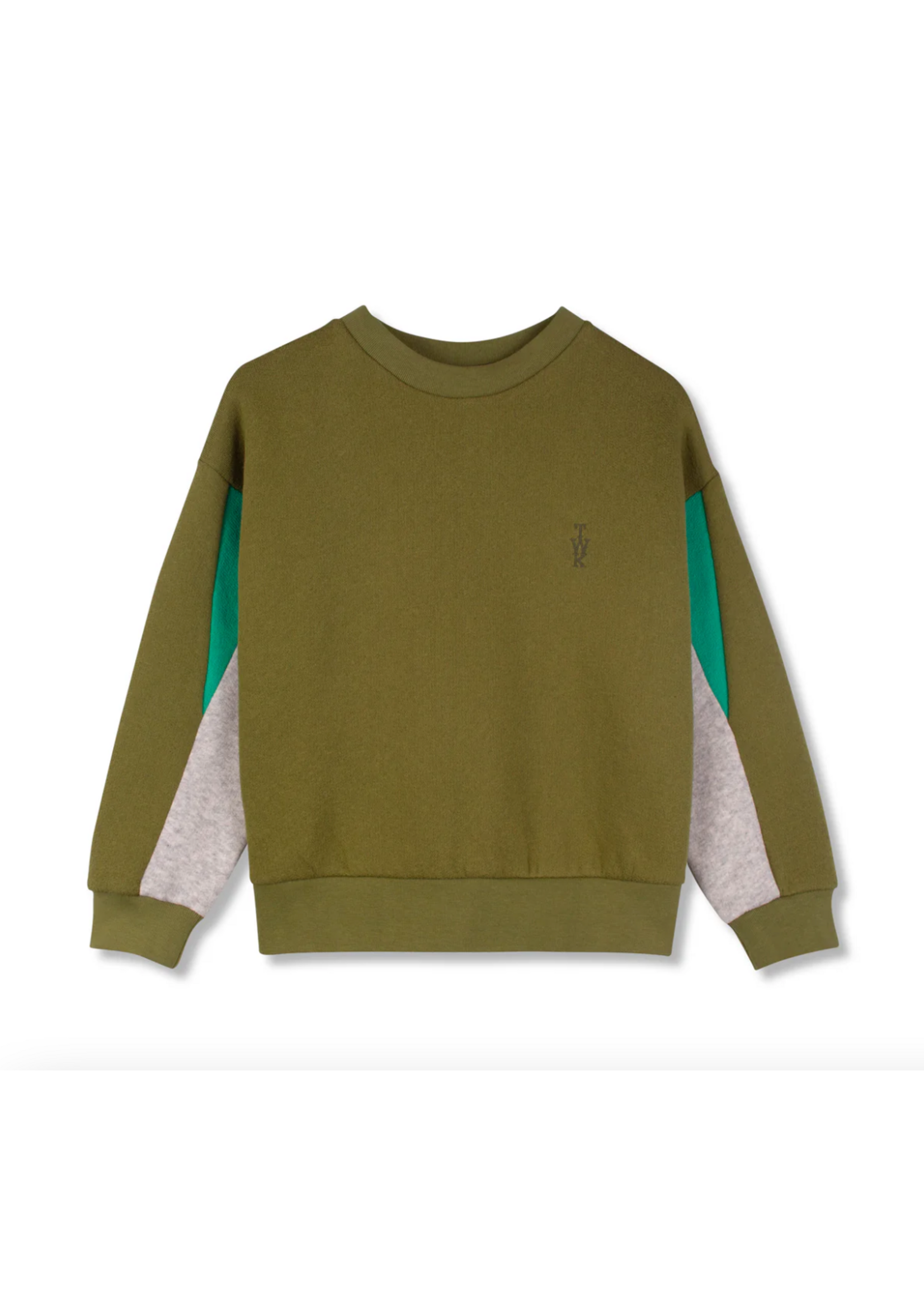 Wynken Wynken Sweater Panel Olive
