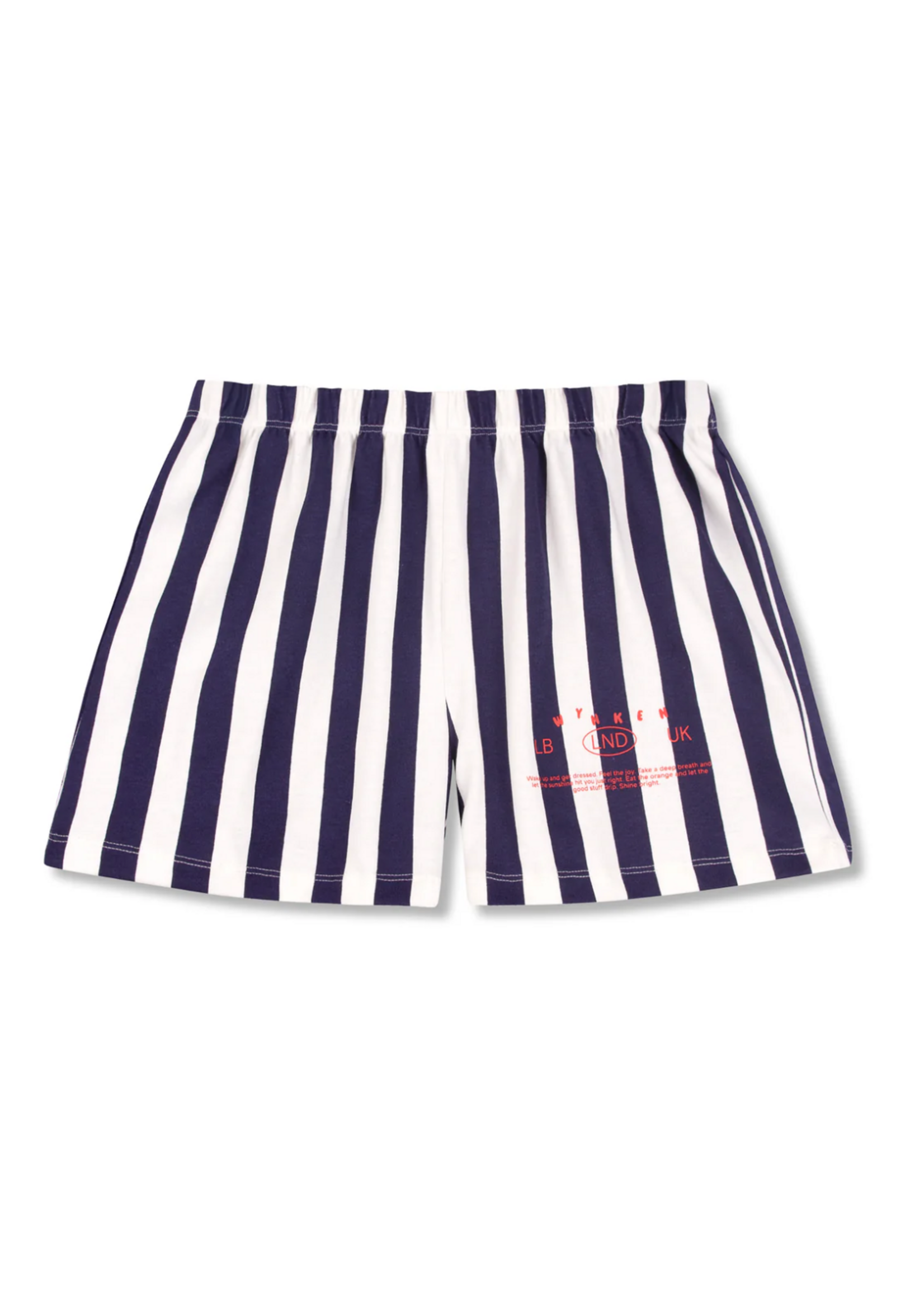 Wynken Wynkne Shorts Deck Navy STripe
