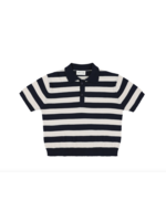 Morley Morley Knitted Polo Xian Navy