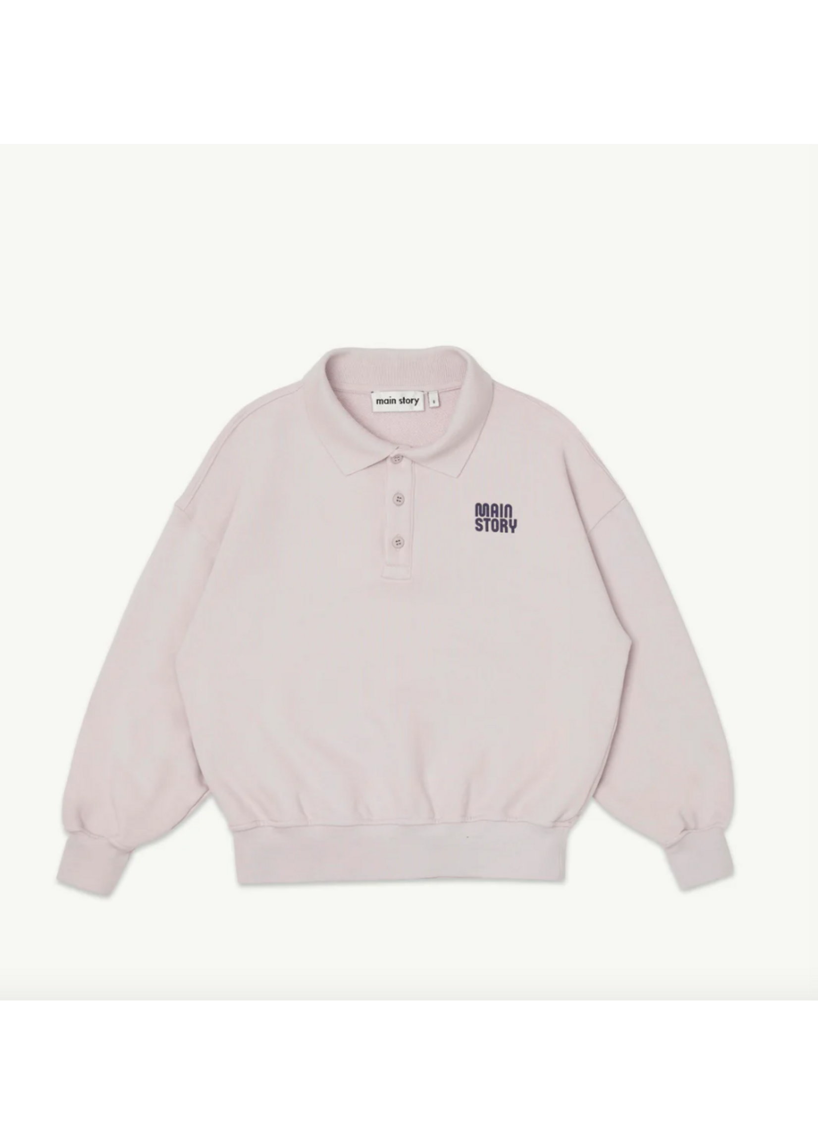 Main Story Main Story Polo Gray Lilac