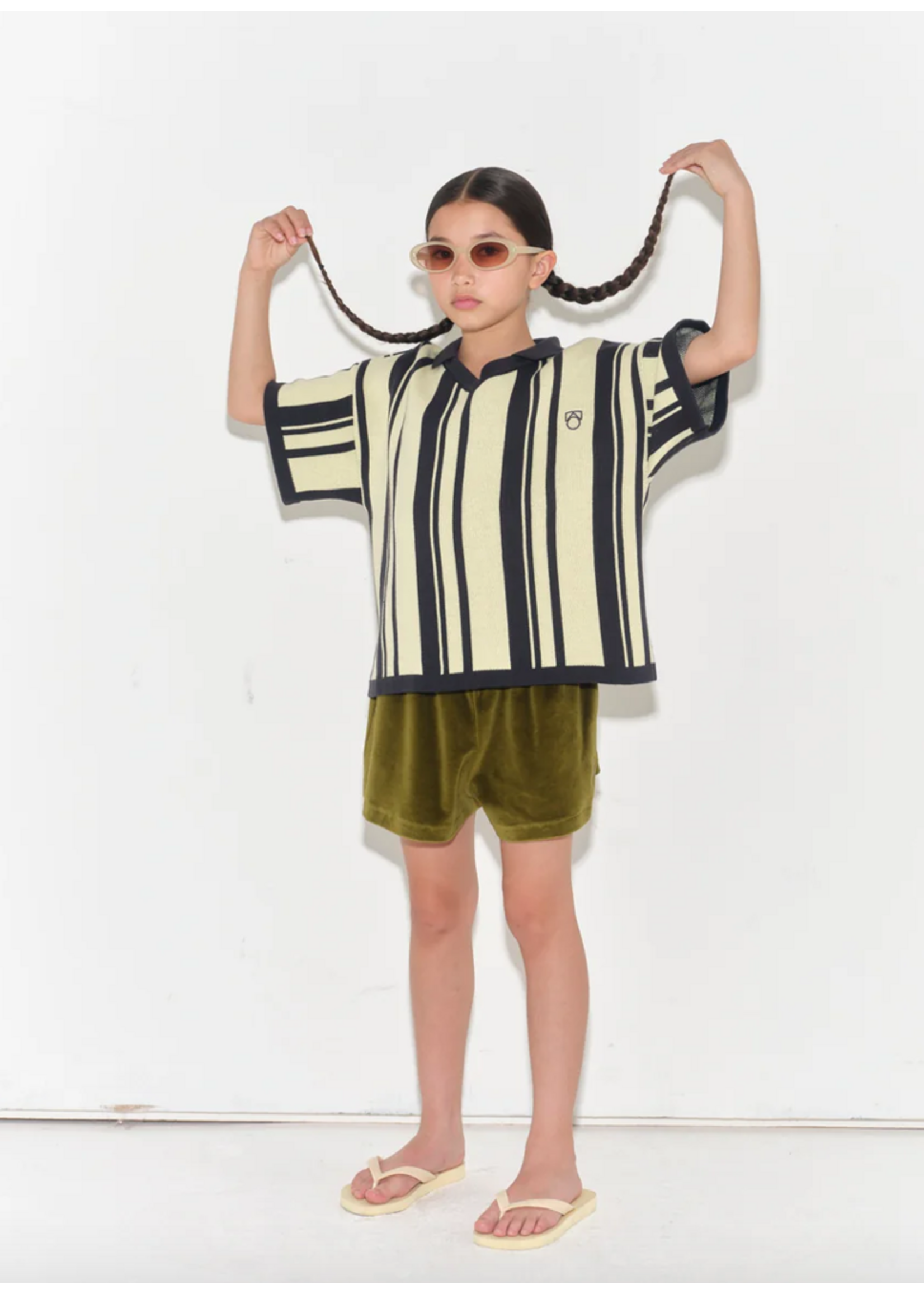 Main Story Main Story Sports Polo Knit Phantom Vanille