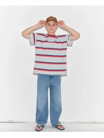 Main Story Main Story Loose T-Shirt Pearl Blue Stripe