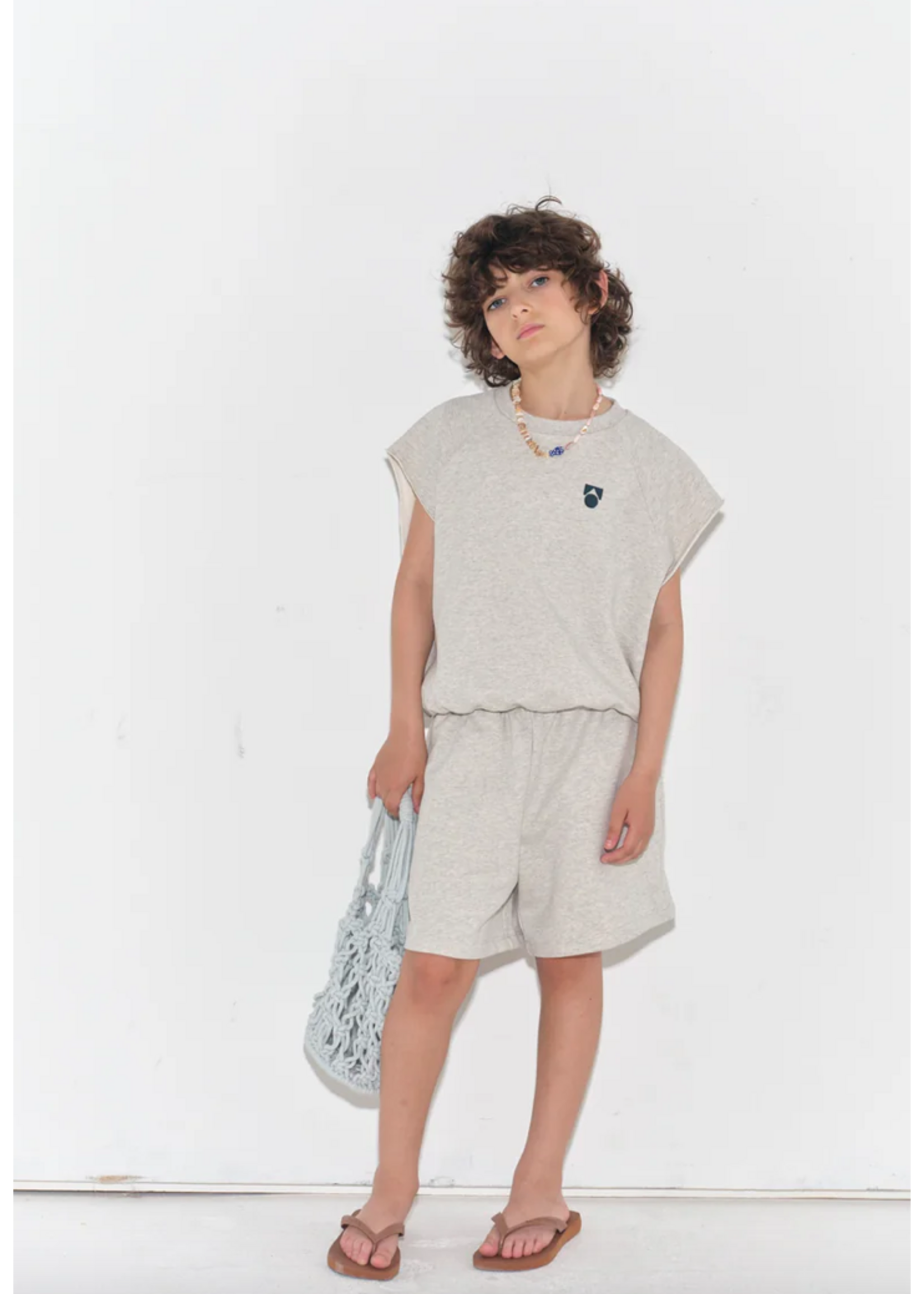 Main Story Main Story Baggy Shorts Grey Melange