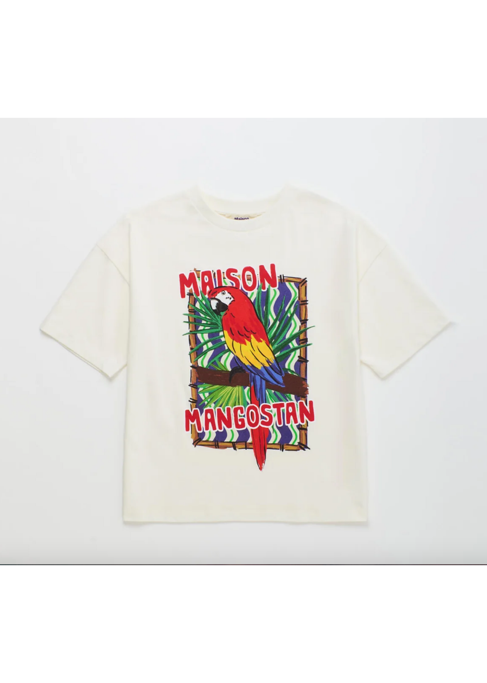 Maison Mangostan Maison Manogostan T-Shirt Loros Off White