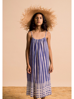 Maison Mangostan Maison Mangostan Dress Bali Striped Blue & White