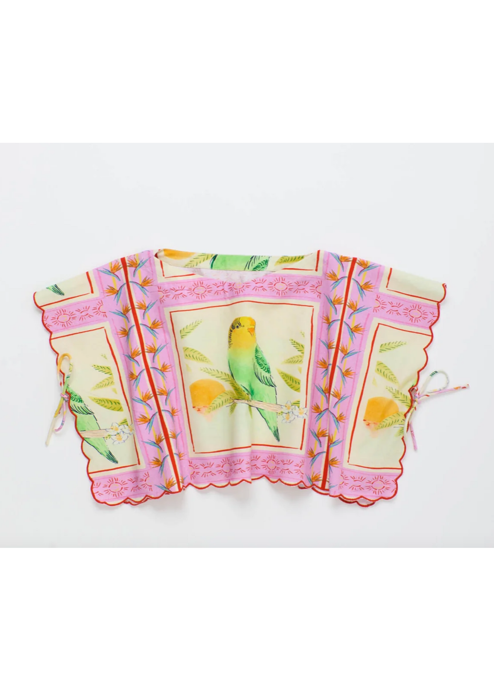Maison Mangostan Maison Mangostan Top Birds Patchwork