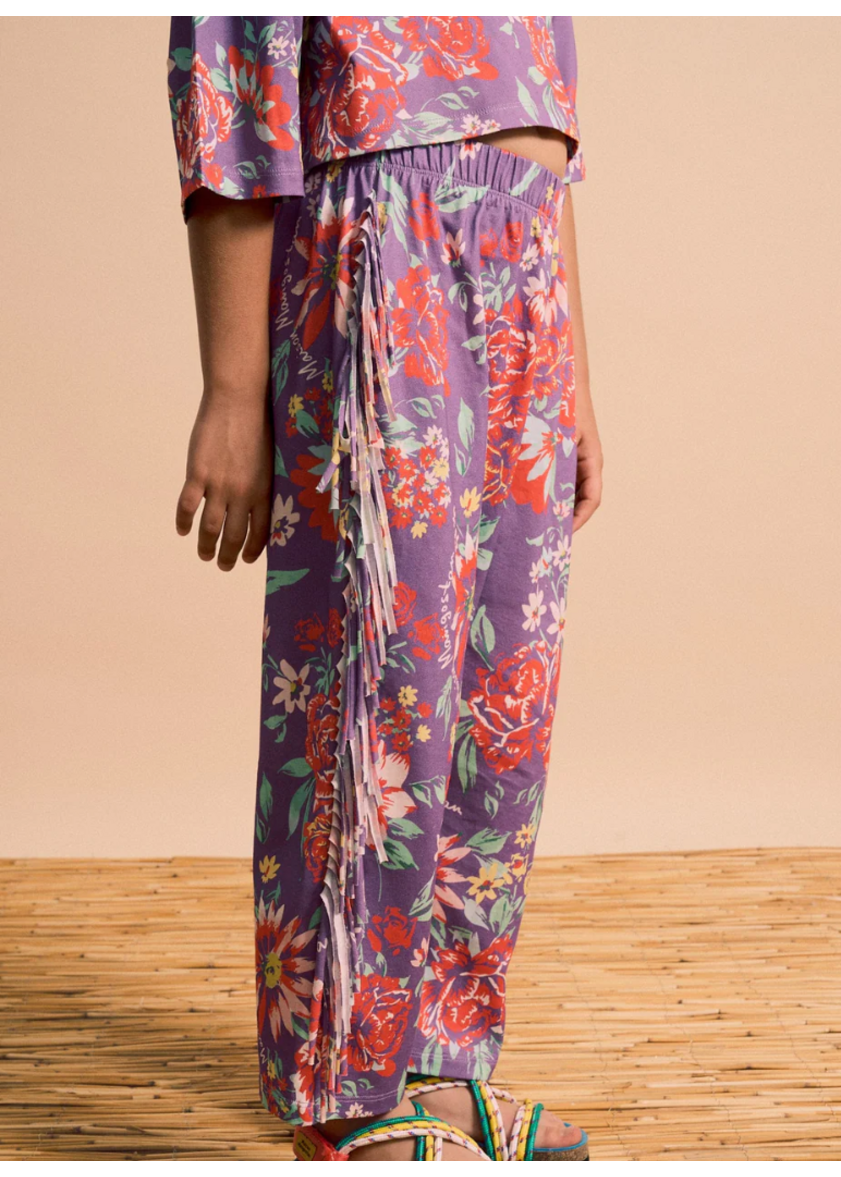 Maison Mangostan Maison Mangostan Pants Fringes Beverly Floral