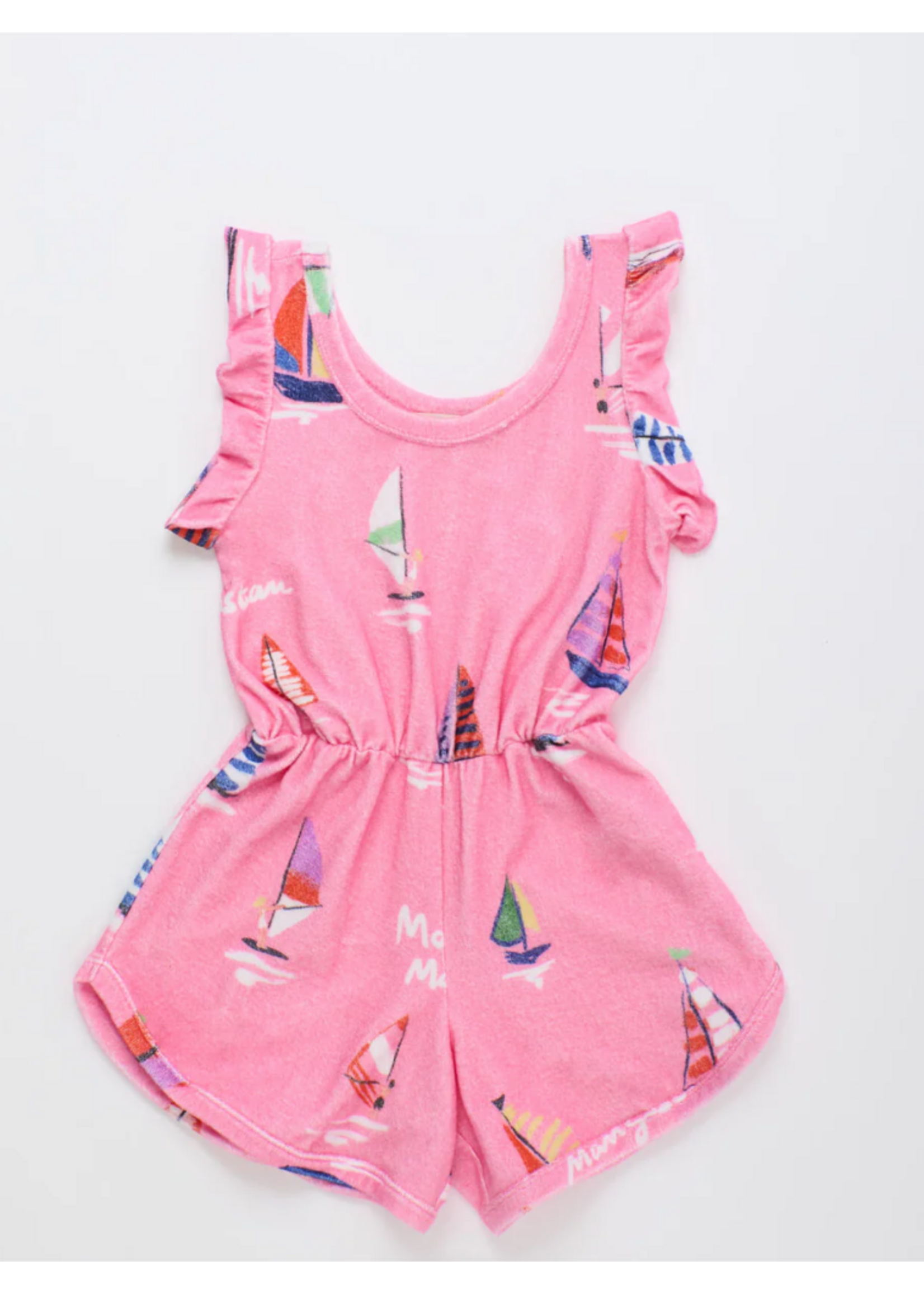 Maison Mangostan Jumpsuit Barcos Pink