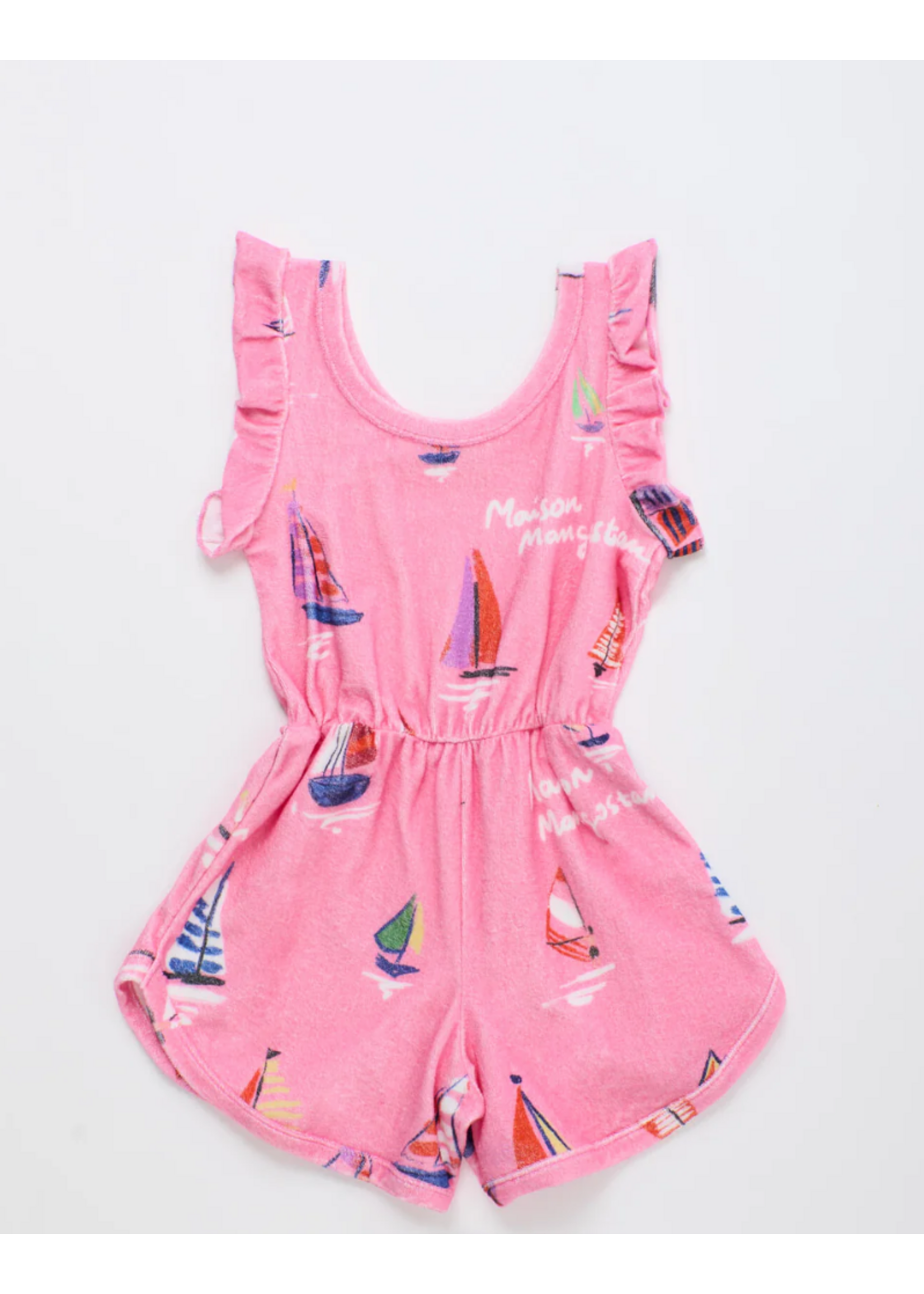 Maison Mangostan Maison Mangostan Jumpsuit Barcos Pink