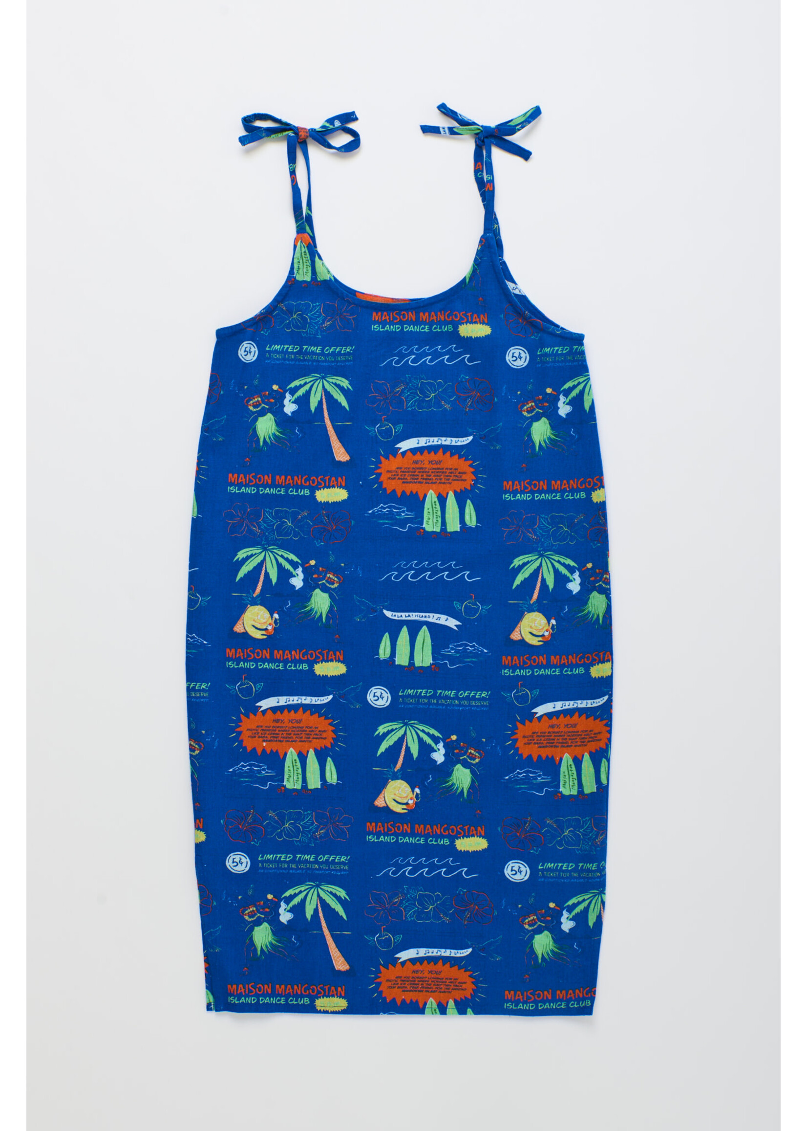 Maison Mangostan Maison Mangostan Dress Hula Blue