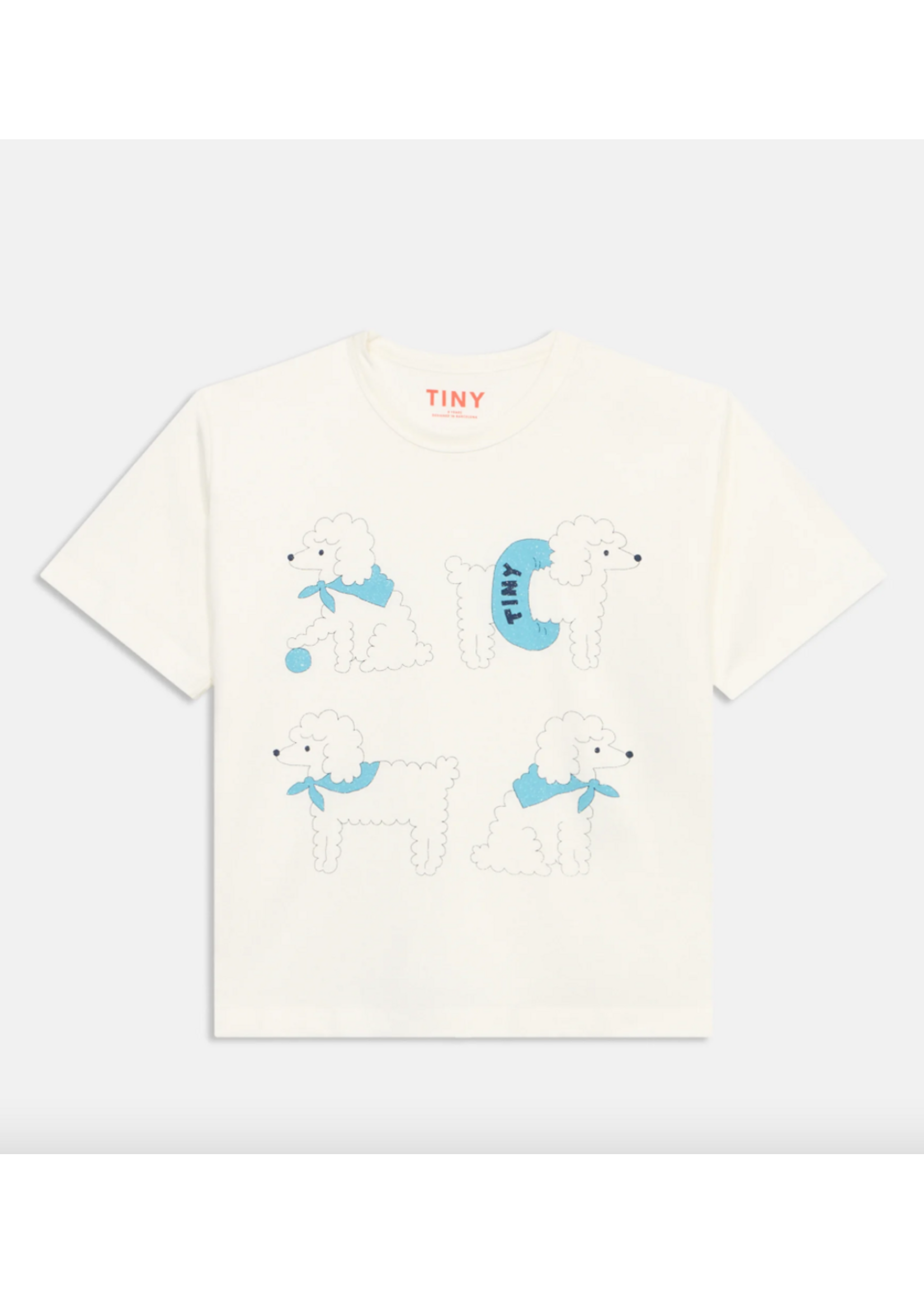 TinyCottons TinyCottons T-Shirt Poodle Off-White