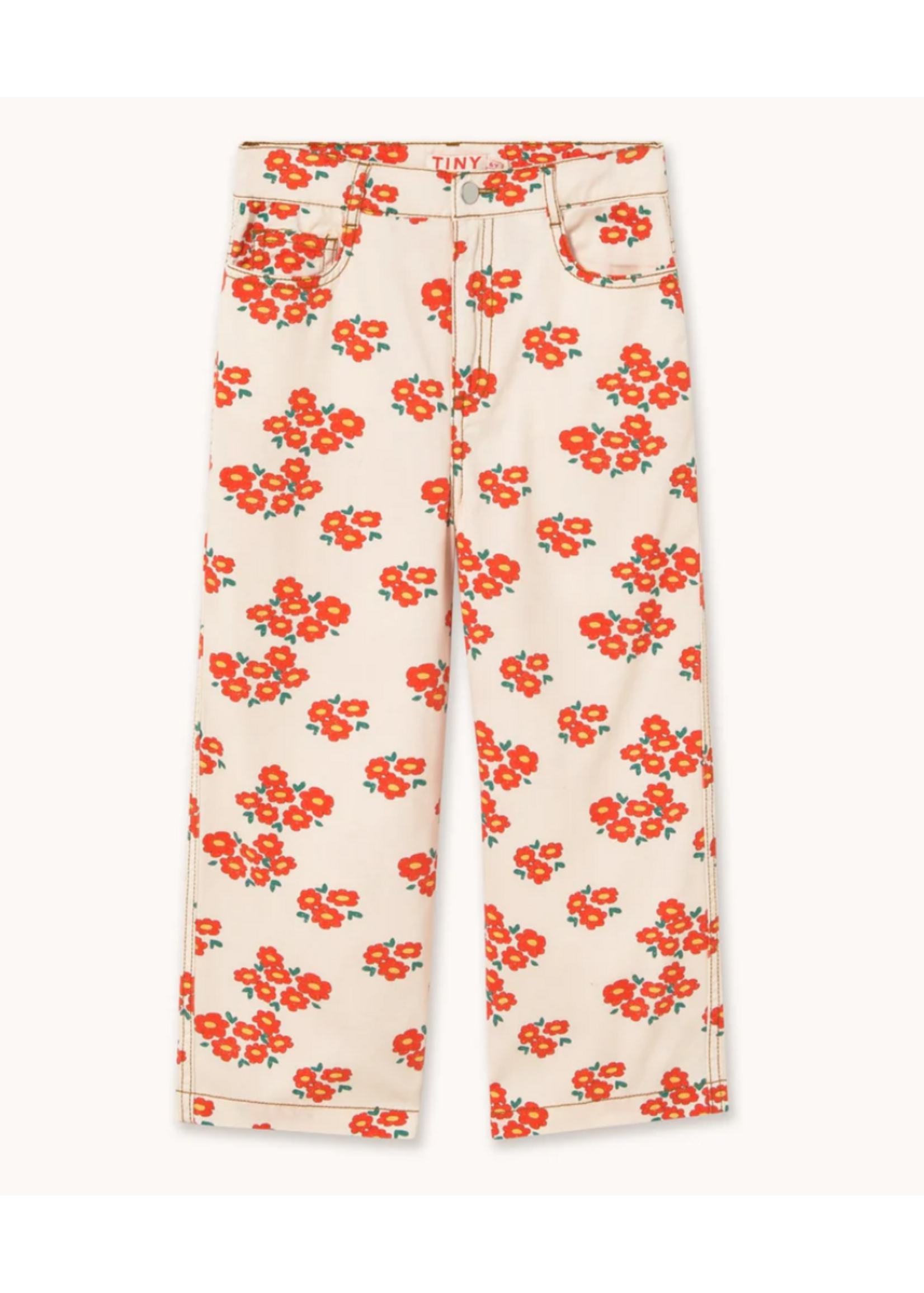 TinyCottons TinyCottons Pants Blossoms Peach