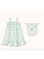 TinyCottons TinyCottons Nightgown Dress Blossoms Light Blue