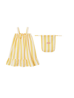 TinyCottons TinyCottons Nightgown Dress Dusty Yellow