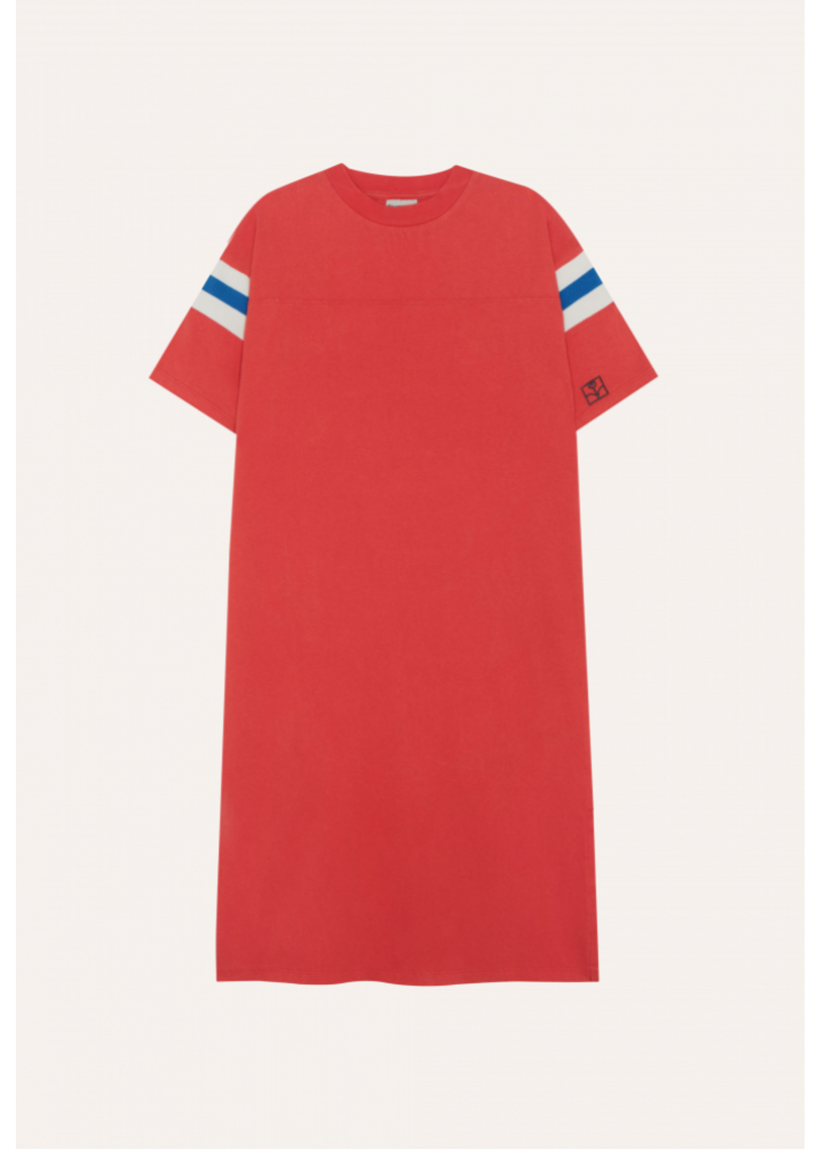 The Campamento The Campamento Dress Red Bicolor Bands
