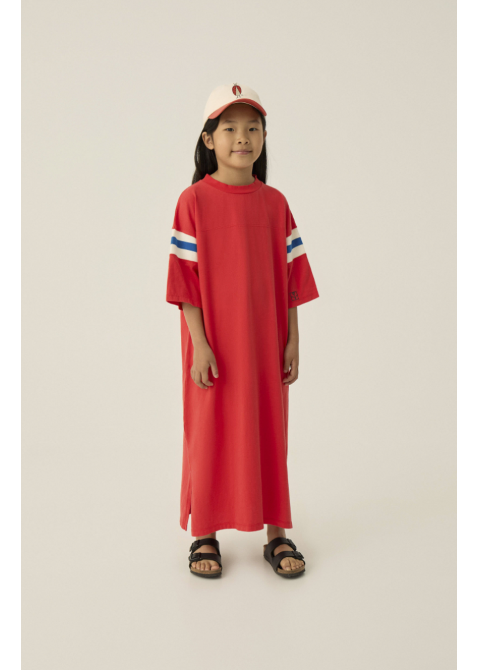 The Campamento The Campamento Dress Red Bicolor Bands