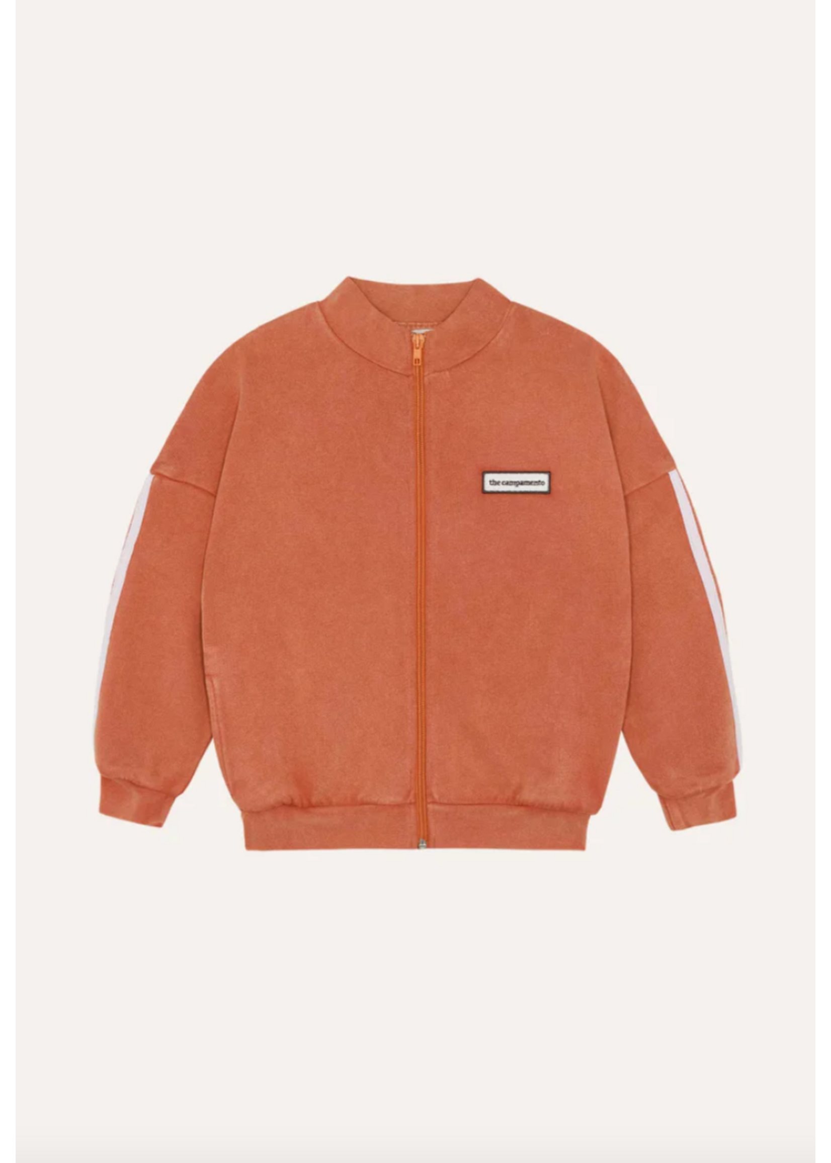 The Campamento The Campamento Sweater Zipped Red Washed