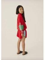 The Campamento The Campamento Sweater Zipped Red Color Block