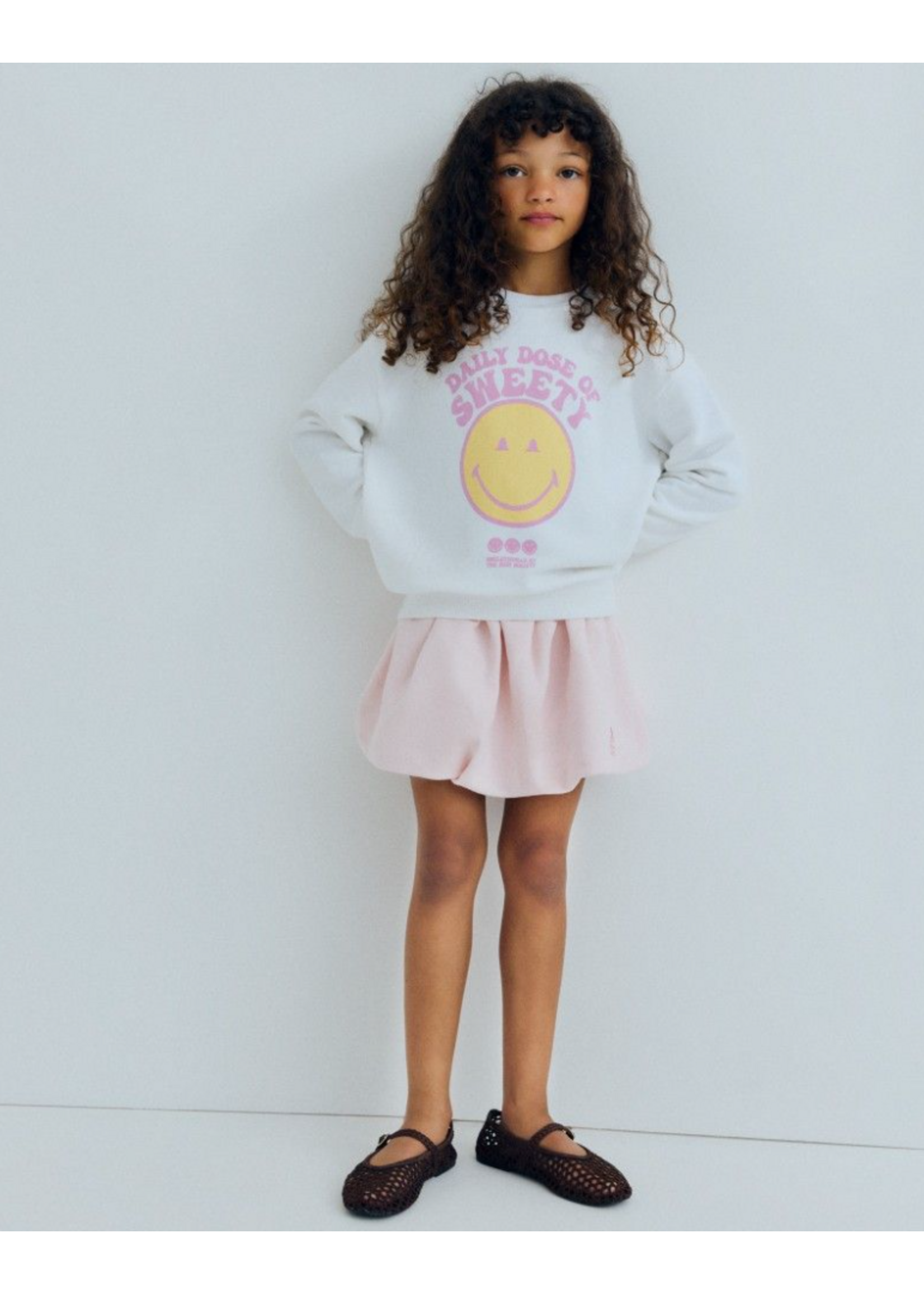 The New Society TNS Balloon Skirt Cocoa Petal Pink