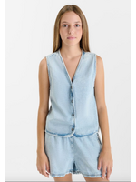 LTDC LTDC Gilet Bandol Denim Blue