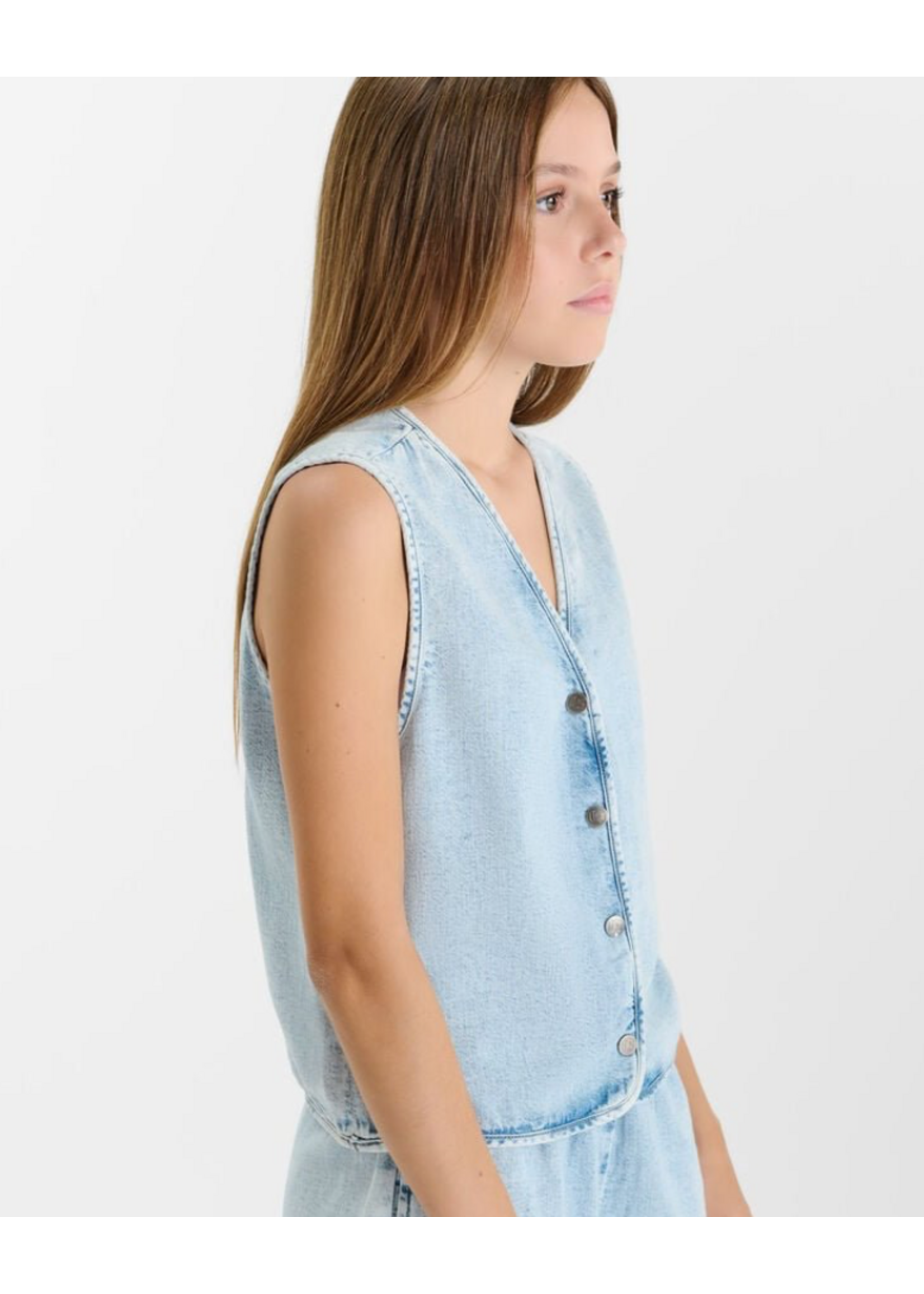 LTDC LTDC Gilet Bandol Denim Blue