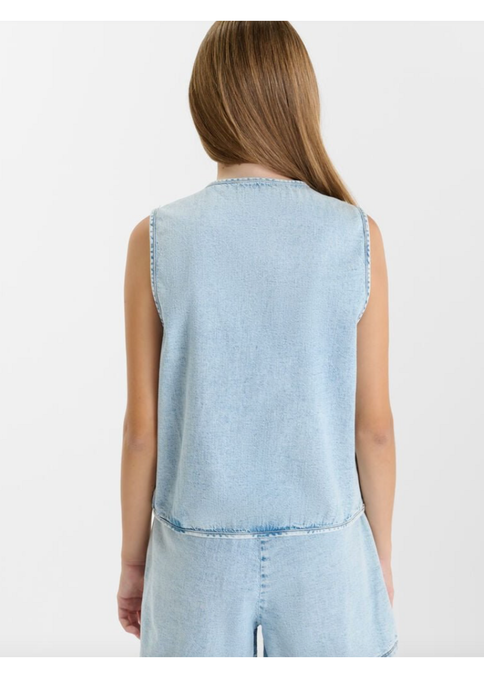 LTDC LTDC Gilet Bandol Denim Blue