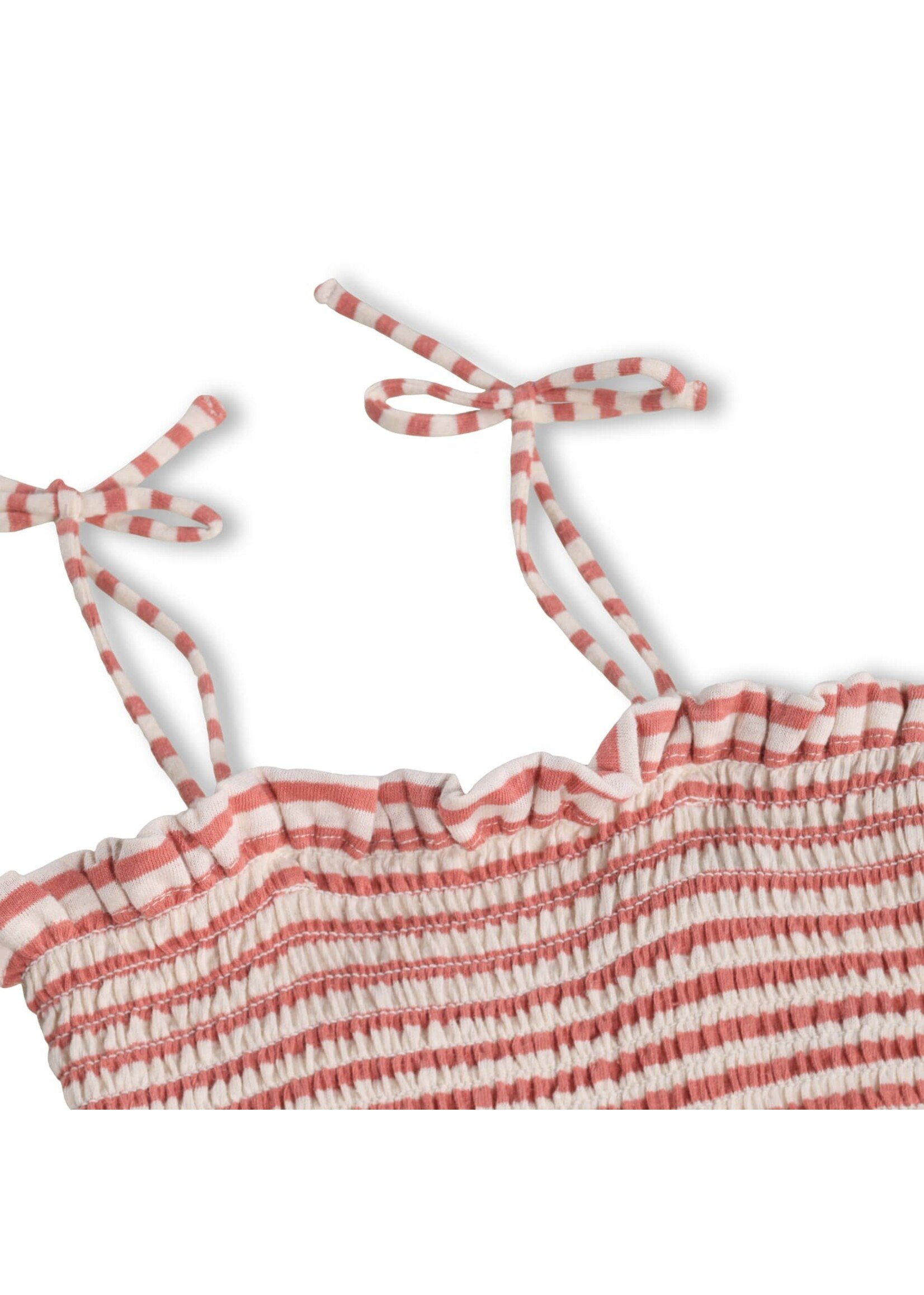 MOLO MOLO Dress Cheryl Rose Ivory Stripe