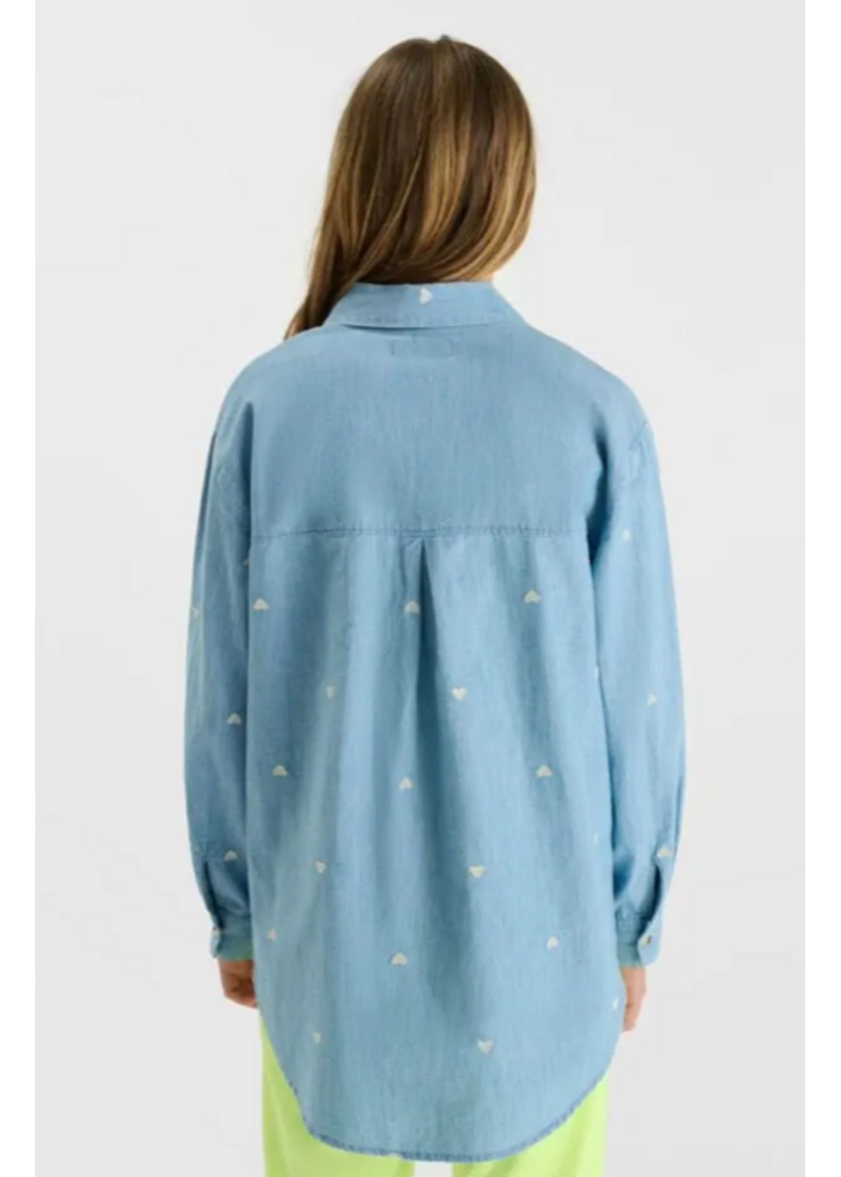 LTDC LTDC Shirt Elidagi Hearts Sky Blue