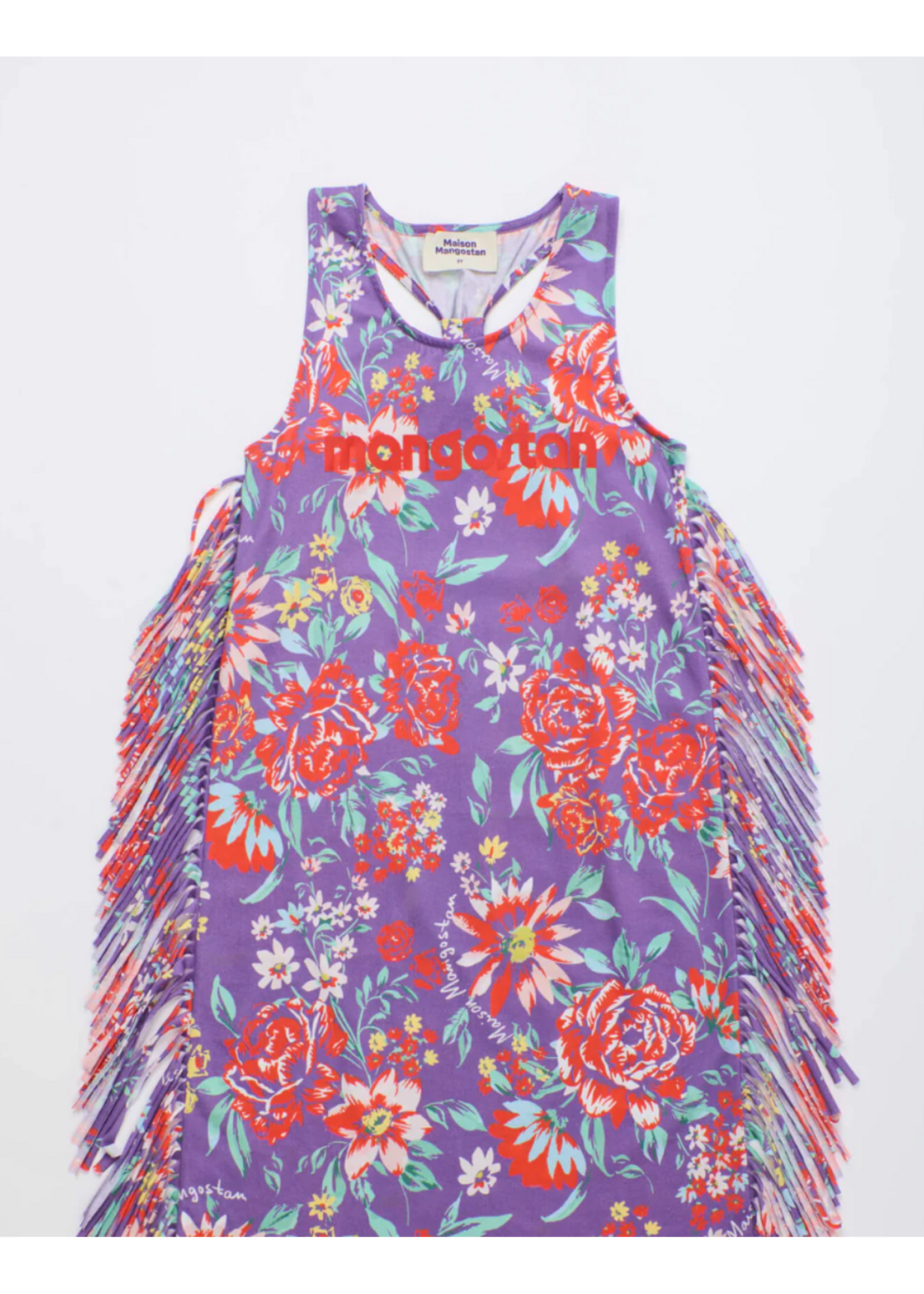 Maison Mangostan Maison Mangostan Dress Fringes Flowers