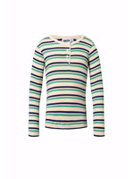 MOLO MOLO T-Shirt Ruby Pearled Stripe