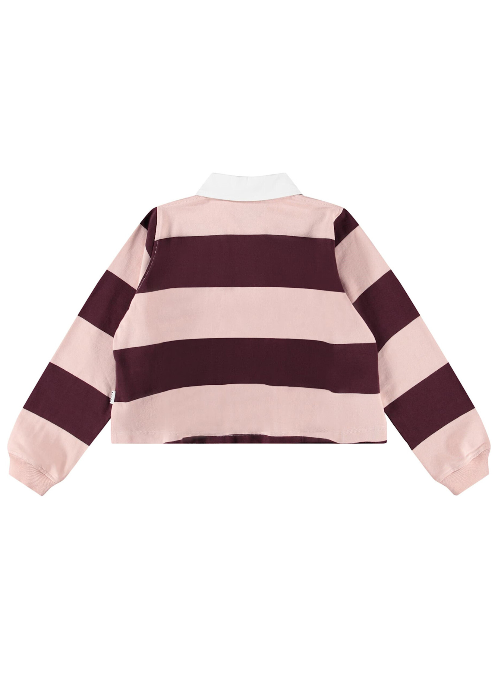 MOLO MOLO Cropped Polo Rozalia Berry Petal