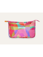 Oilily Oilily Medium Cosmetic Bag Sassy Circles Calan Prism Pink
