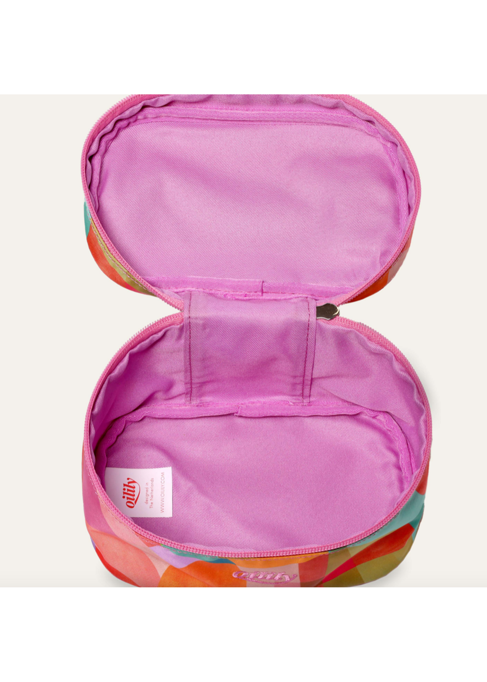 Oilily Oilily Beauty Bag Cila Sassy Circles Prism Pink