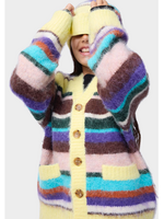 MOLO MOLO Cardigan Brutus Gemstone Stripe